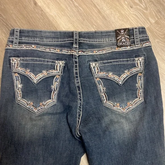 Grace in LA Western Bootcut Jeans - Picture 5 of 6